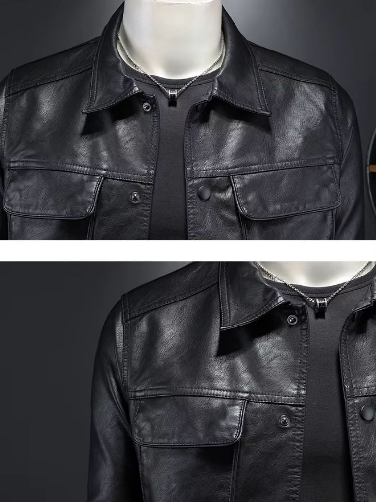 Bronze Rebel Leather Jacket for Men