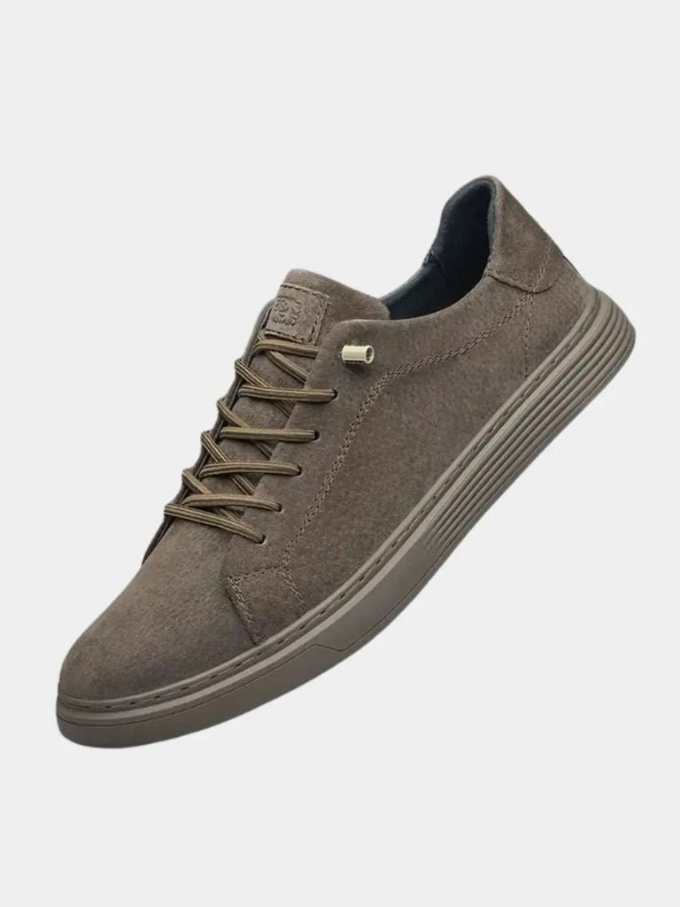 Brown Suede Leather Shoes for Men