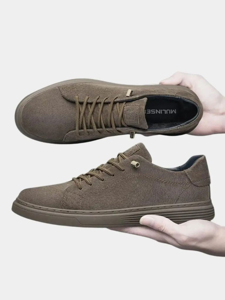 Brown Suede Leather Shoes for Men