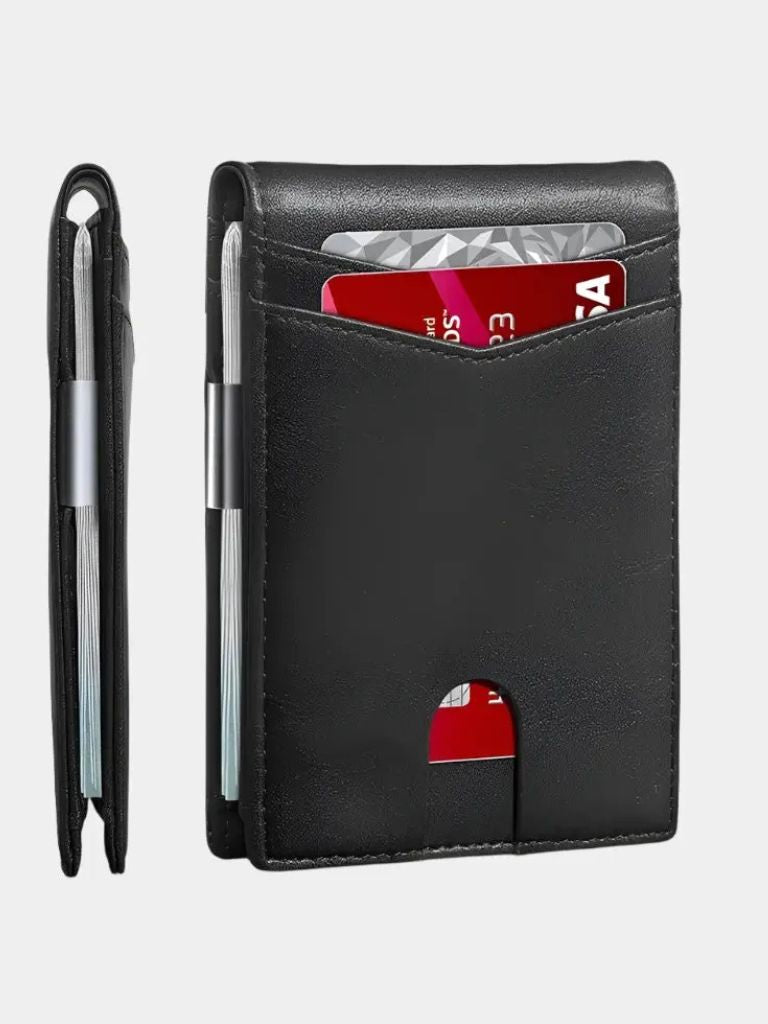 Carbon Fiber Anti RFID Minimalist Wallet for Men