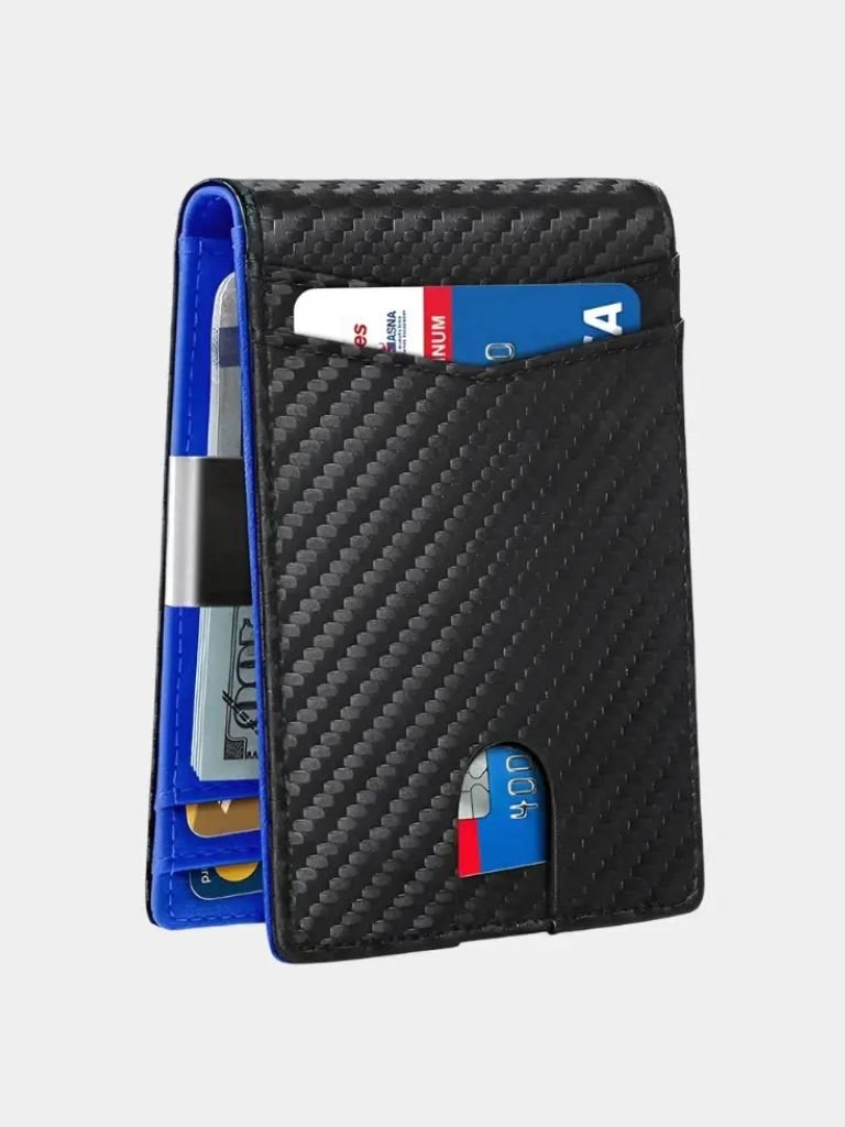 Carbon Fiber Anti RFID Minimalist Wallet for Men