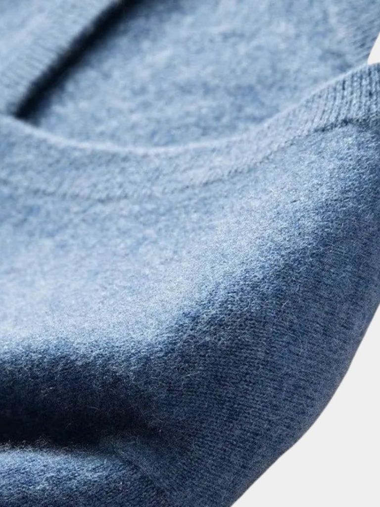 Cashmere V Neck Knitwear Sweater for Men