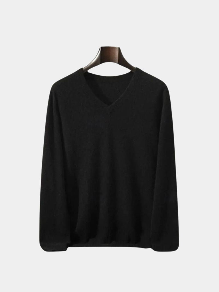 Cashmere V Neck Knitwear Sweater for Men