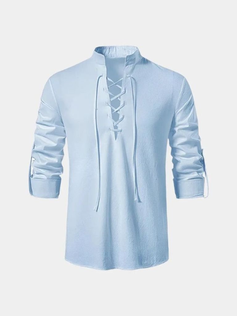 Casual Blouse Long Sleeve T-Shirt for Men
