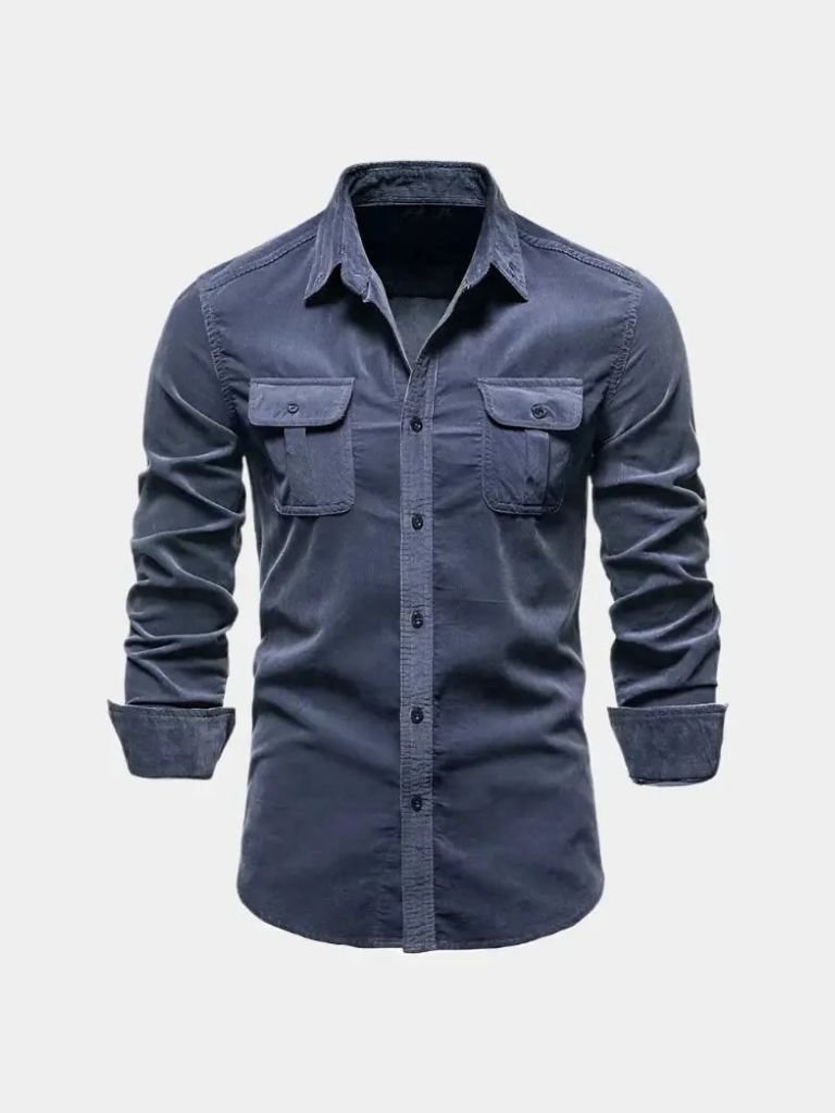 Casual Business Corduroy Shirt for Men