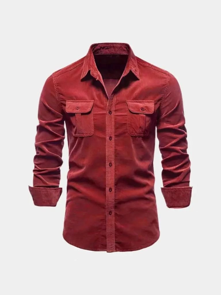 Casual Business Corduroy Shirt for Men