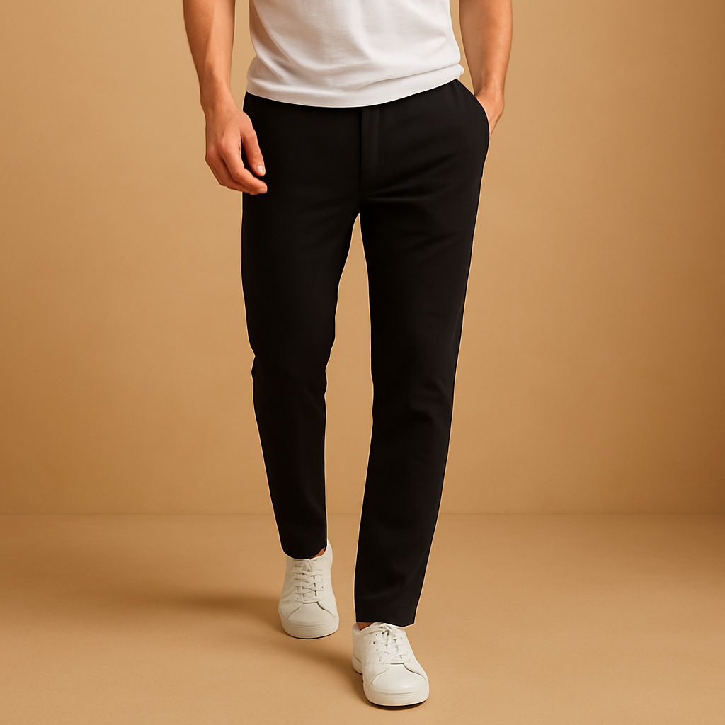 Casual pants with elastic waistband for men | Felix