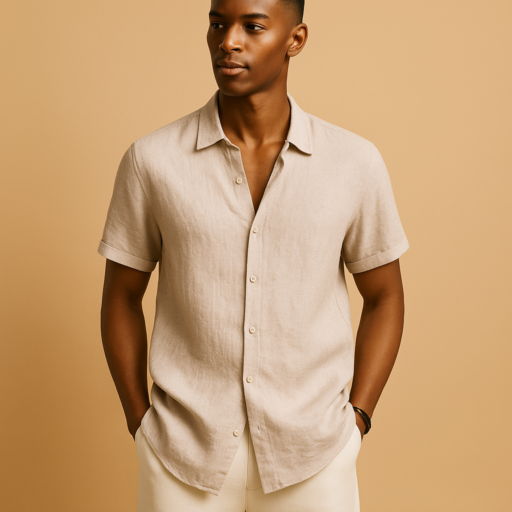 Casual short sleeve summer shirt for men | Elliot