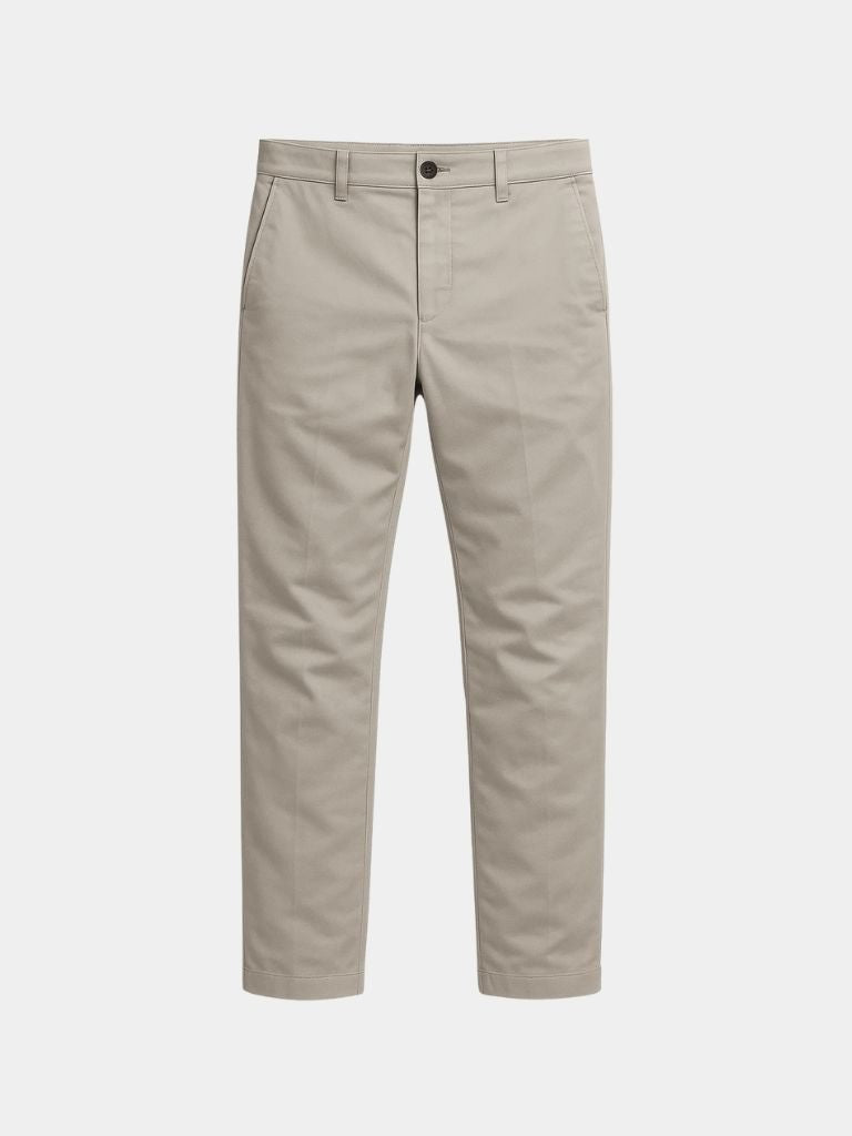 Casual Slim Fit Trousers Nude for Men