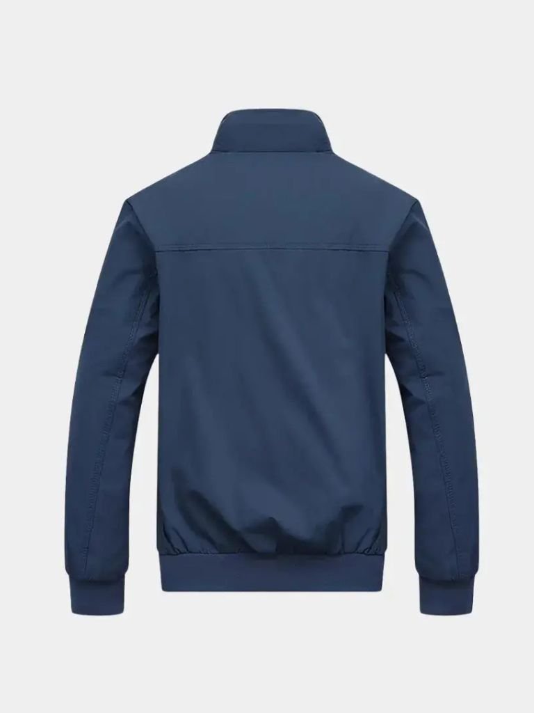 Casual Solid Bomber Jacket for Men