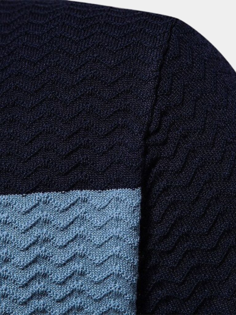 Classic Fit Quarter Zip Business Casual Short Sleeves Polo for Men