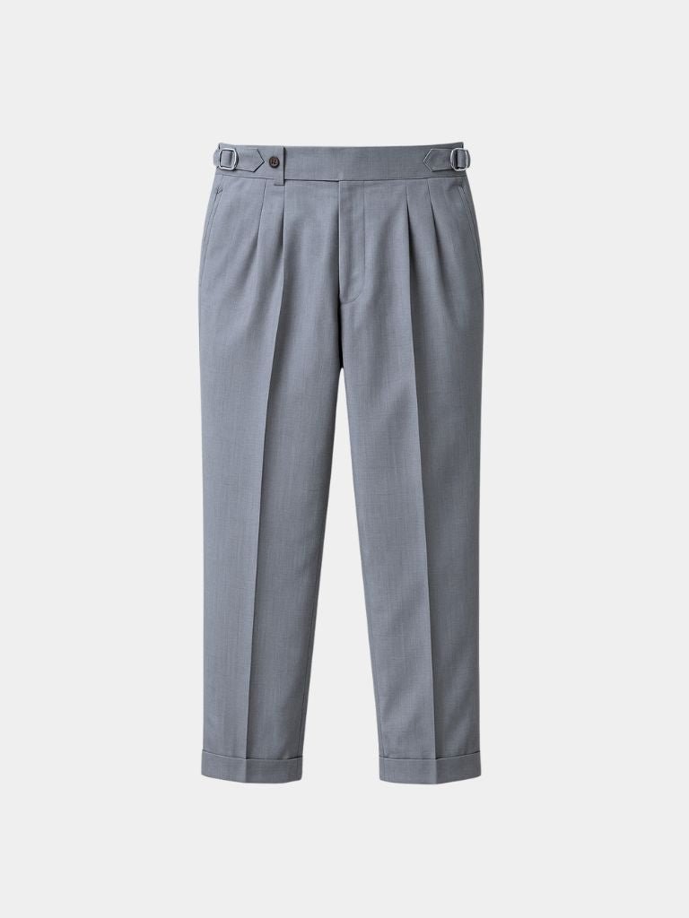 Classic Genova Sidetab Trousers for Men