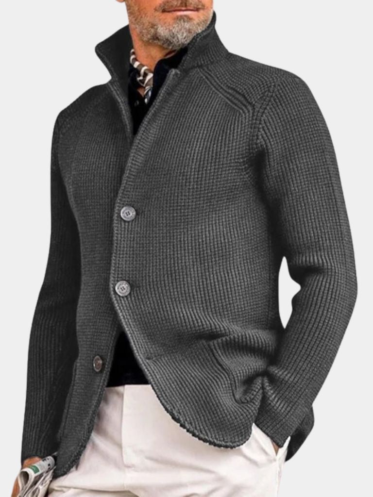 Classic Heritage Botton Knit Jacket for Men
