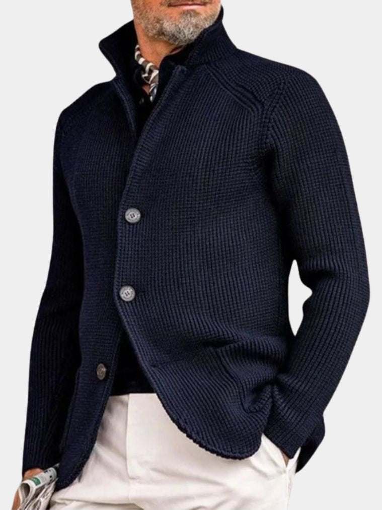 Classic Heritage Botton Knit Jacket for Men