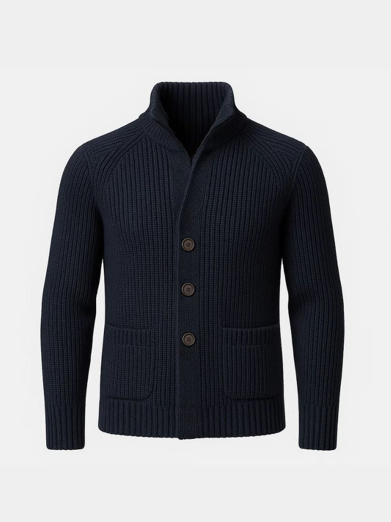 Classic Heritage Botton Knit Jacket for Men