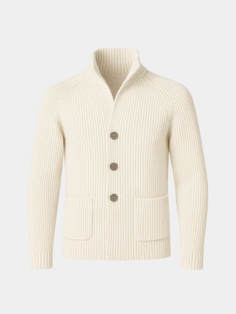 Classic Heritage Botton Knit Jacket for Men