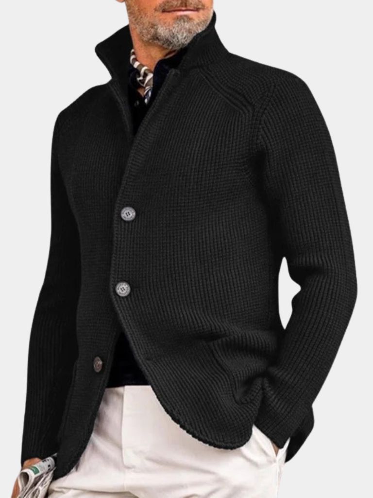 Classic Heritage Botton Knit Jacket for Men
