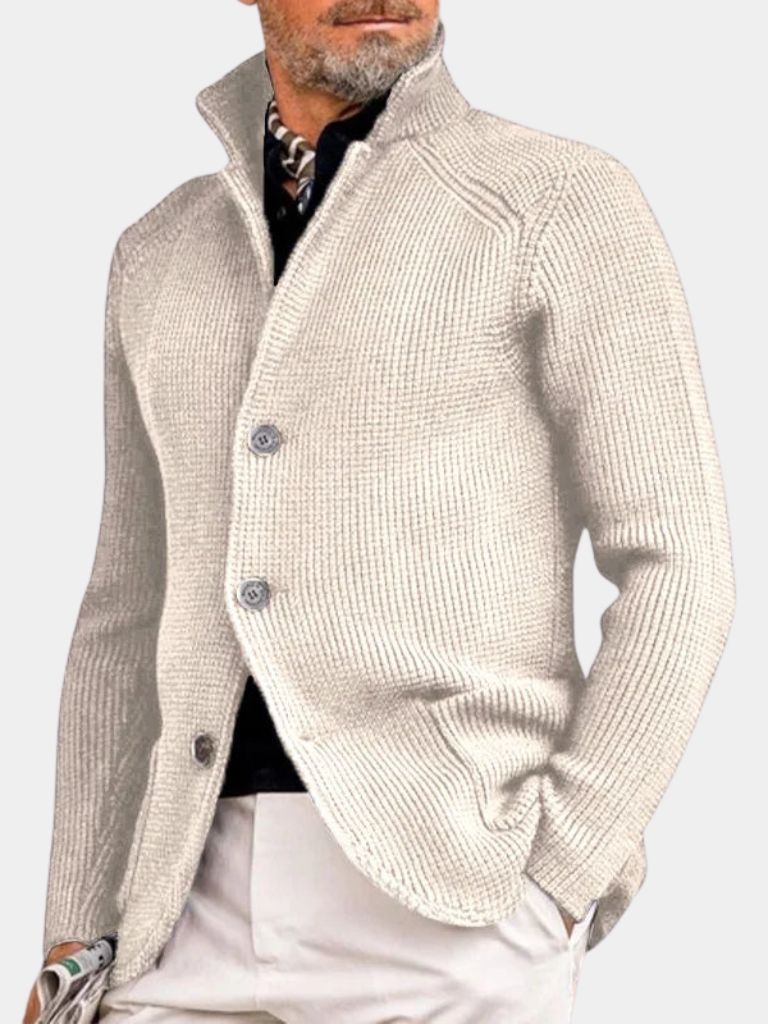 Classic Heritage Botton Knit Jacket for Men