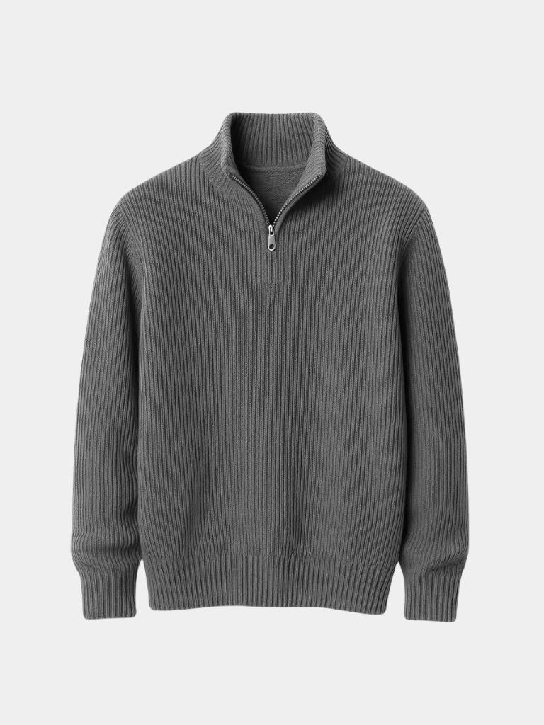 Classic Highland Quarter-Zip Sweater for Men