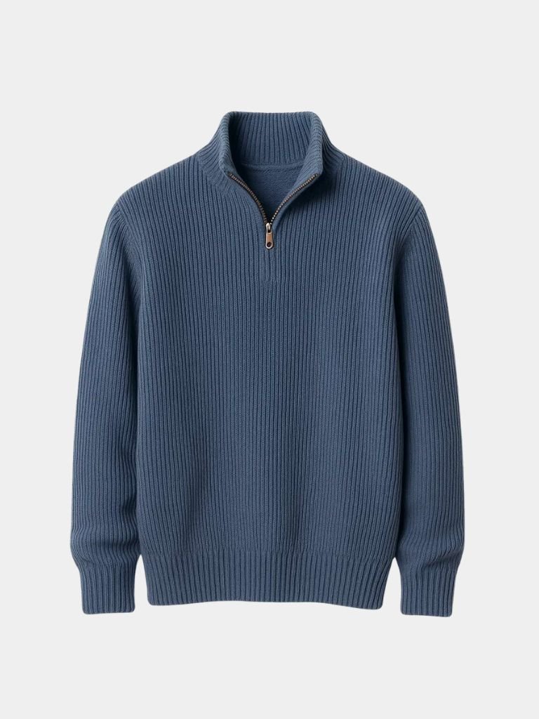 Classic Highland Quarter-Zip Sweater for Men