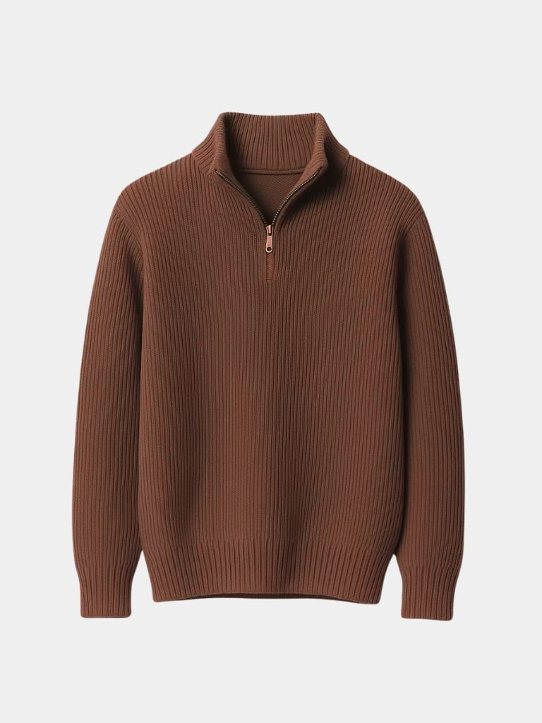 Classic Highland Quarter-Zip Sweater for Men