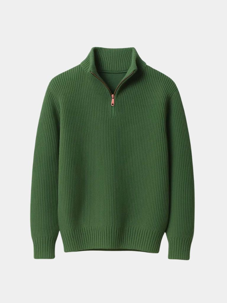 Classic Highland Quarter-Zip Sweater for Men