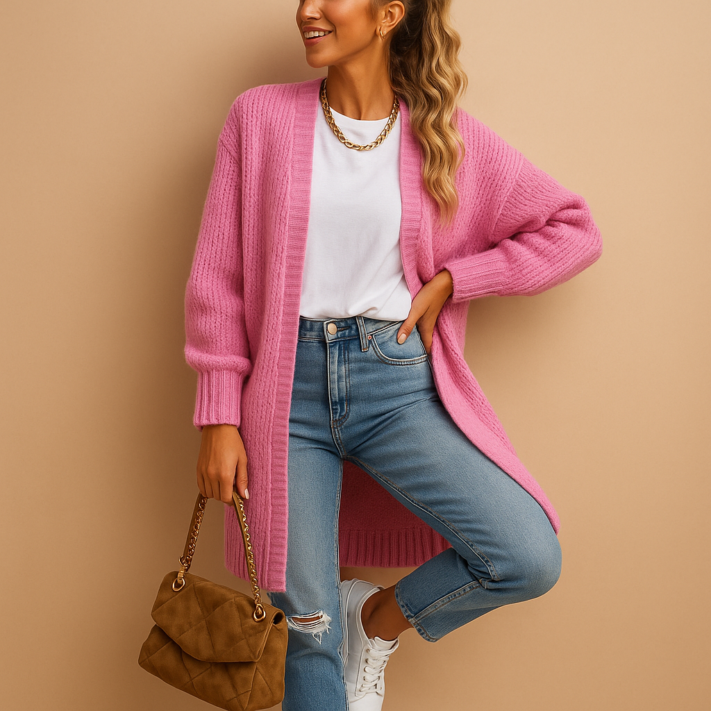 Classic knit cardigan for women | Revi