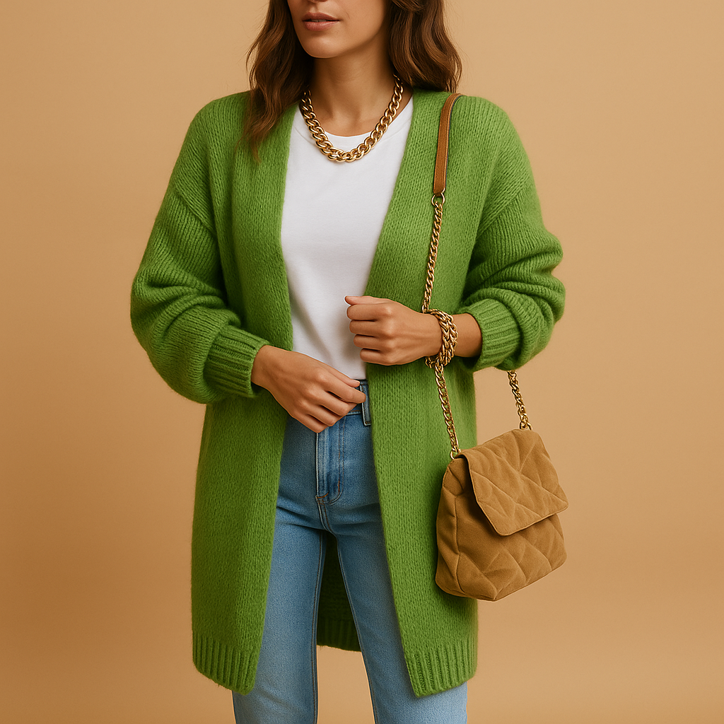 Classic knit cardigan for women | Revi