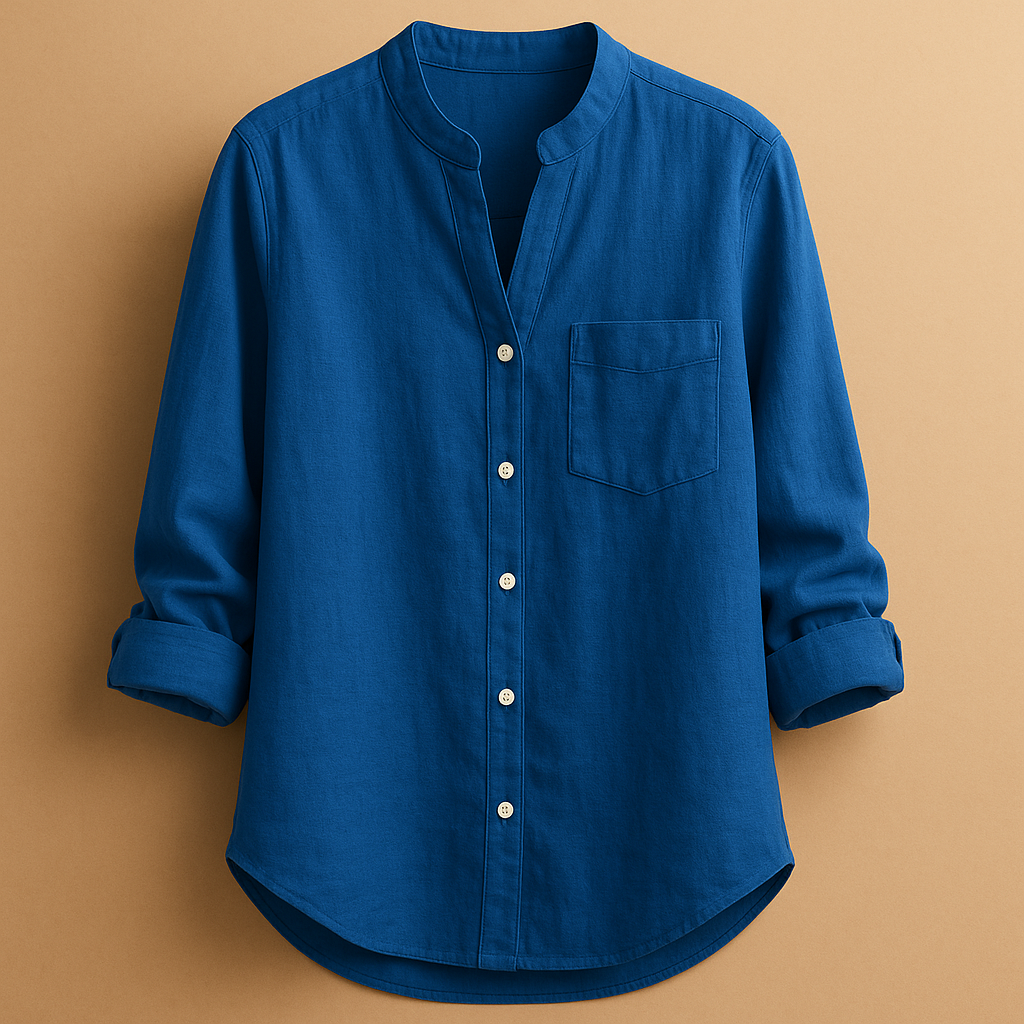 Classic long sleeve shirt with tailored fit for women | Eleanor