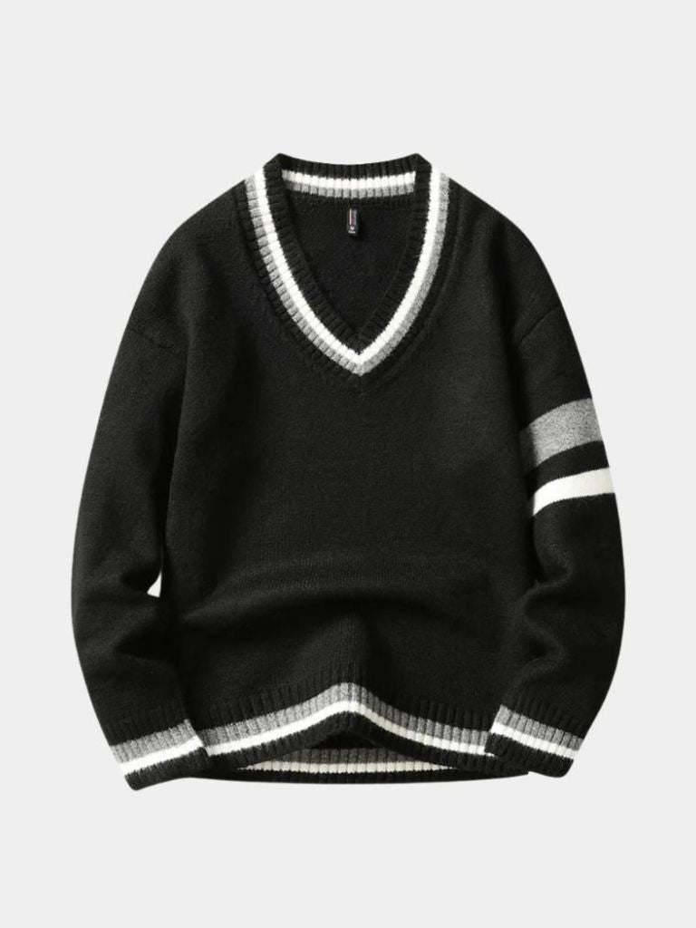 Classic V-Neck Sweater for Men