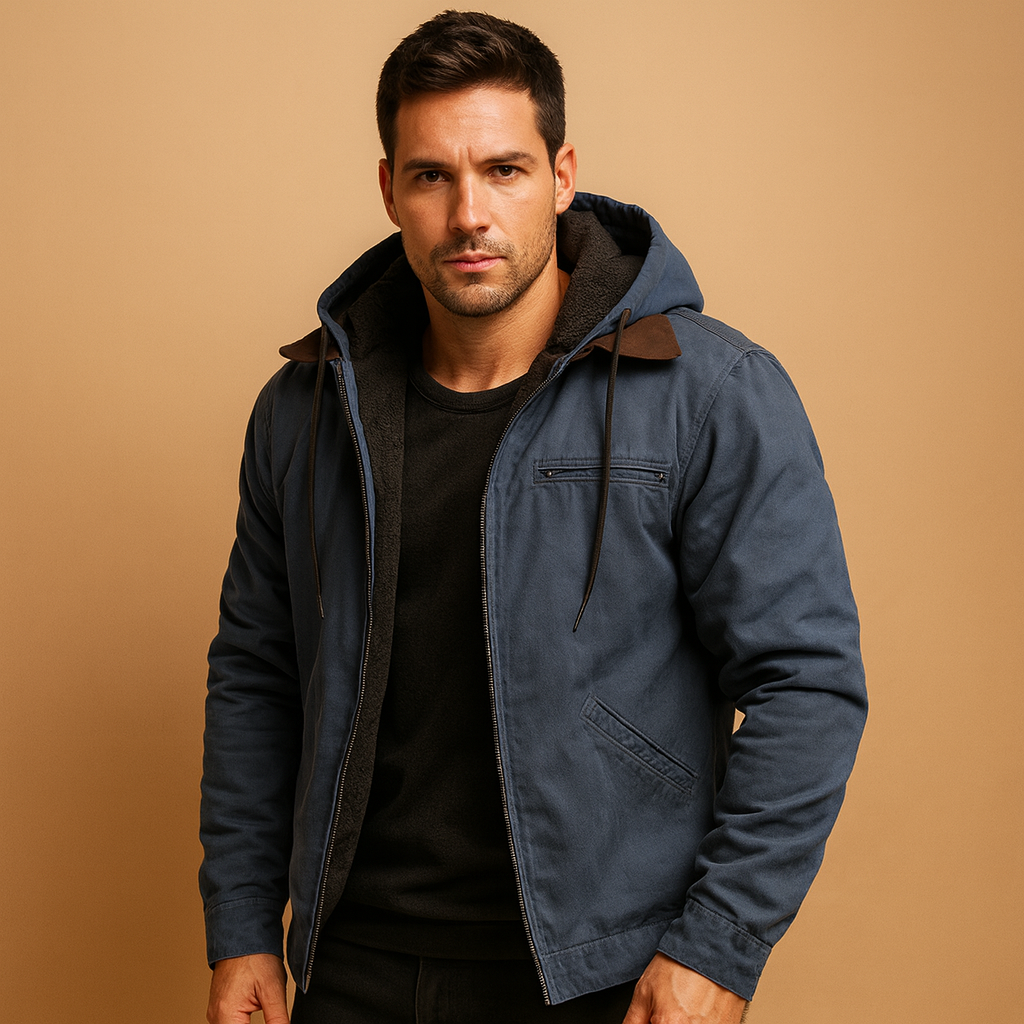 Classic hooded zip-up sweatshirt for men | Felix