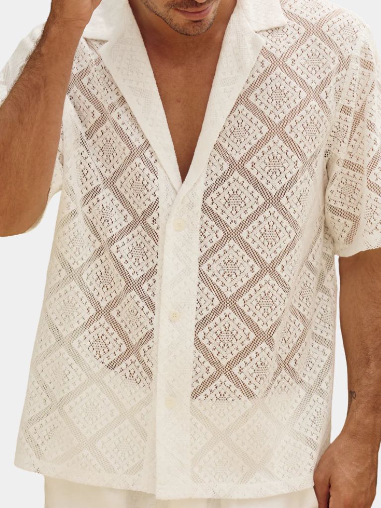 Coastal Reverie Summer Polo for Men