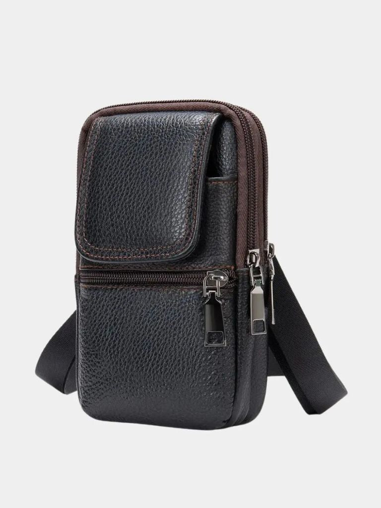 Compact Voyager Shoulder Bag for Men