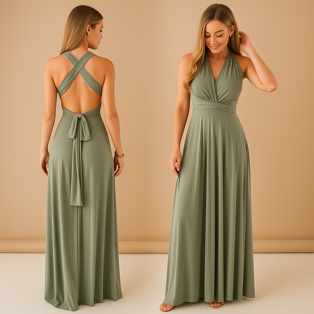 Convertible wrap dress for women | Hazel