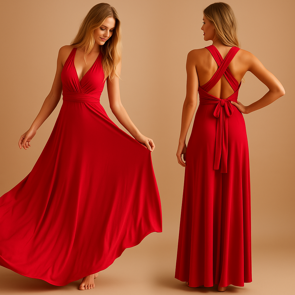 Convertible wrap dress for women | Hazel