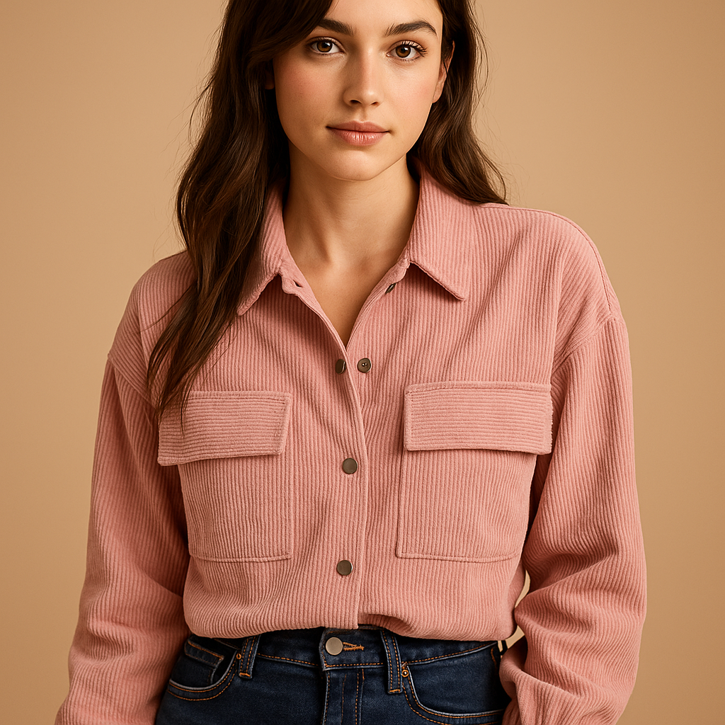 Corduroy summer jacket for women | Cleena