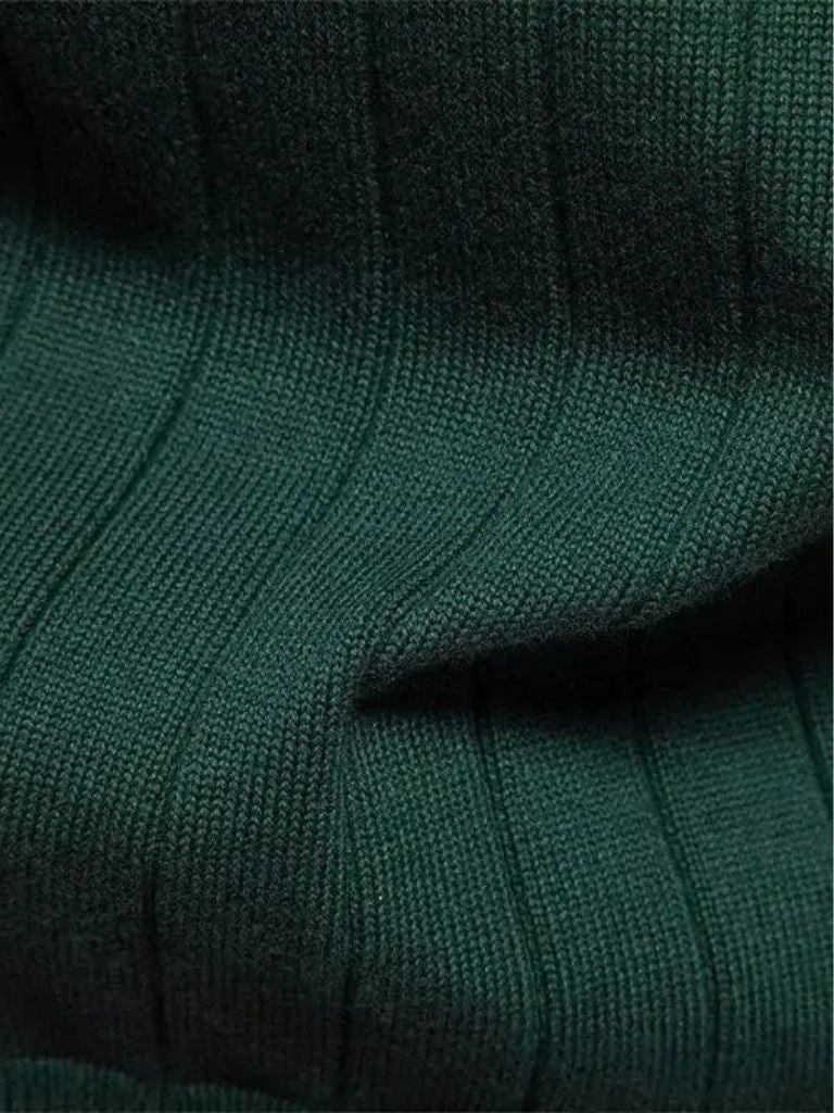 Cotton Button-Up Cardigan Sweater for Men