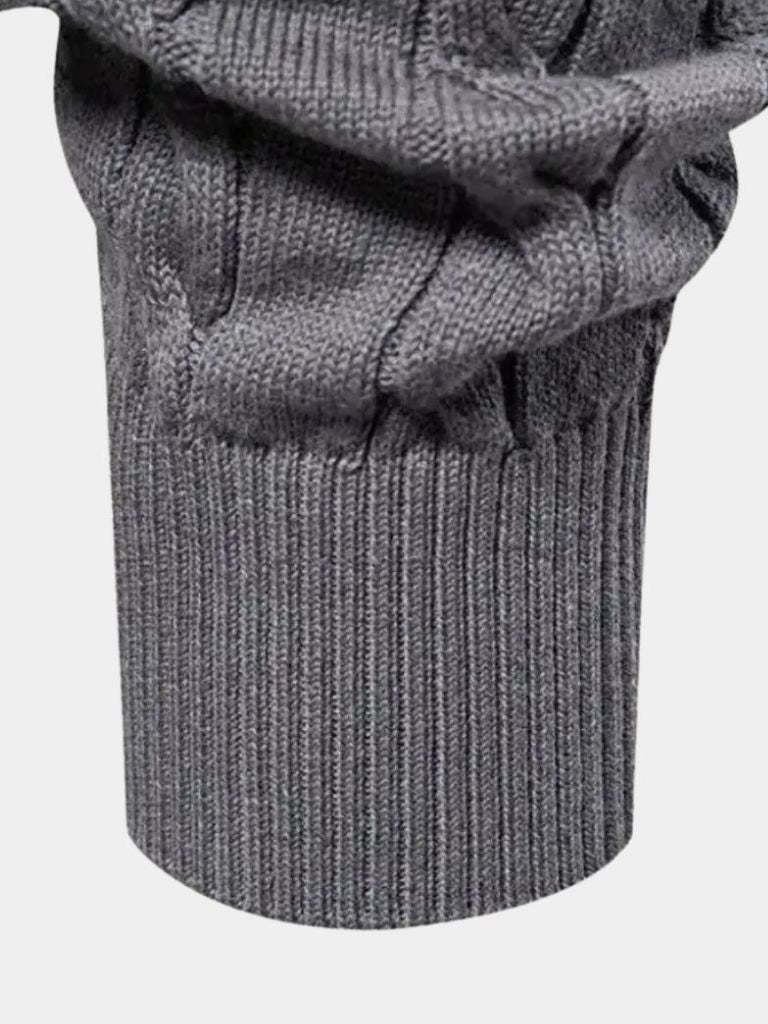 Cotton Crew Neck Pullover Sweater for Men