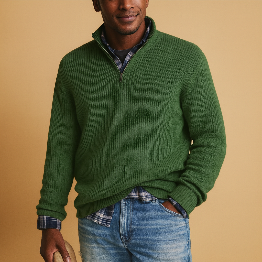 Cotton winter sweater for men | Ethan