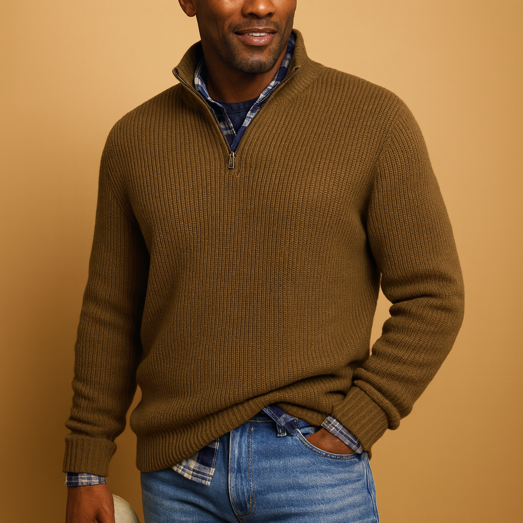 Cotton winter sweater for men | Ethan