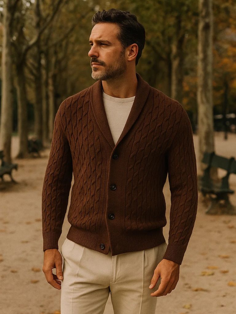 Cozy Classic Cardigan for Men