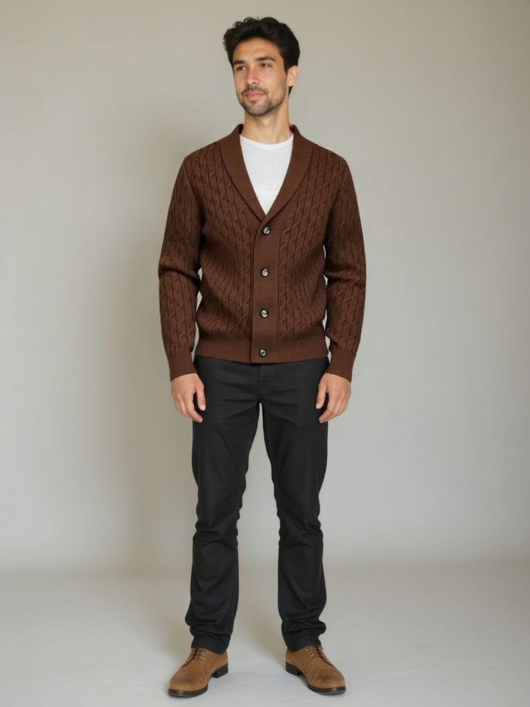 Cozy Classic Cardigan for Men