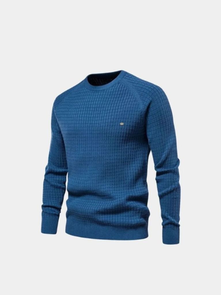 Crew Neck Knitwear Jumper Sweater for Men