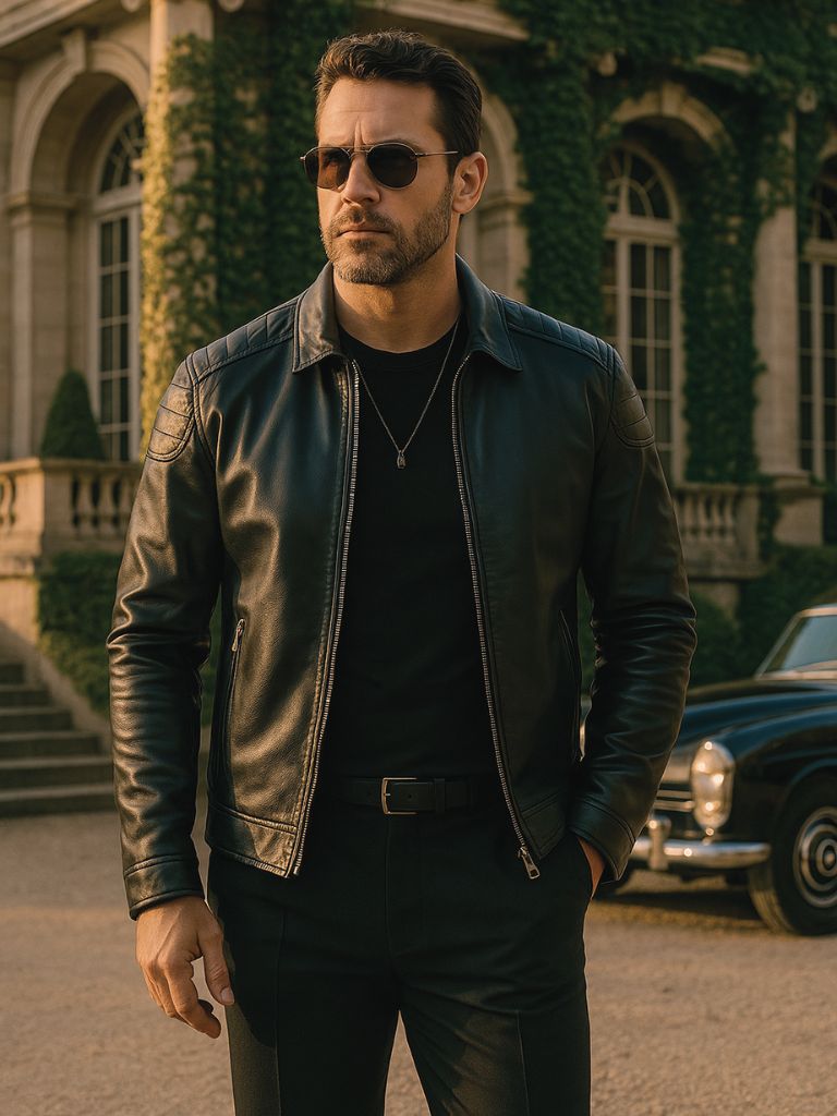 Crusader Leather Jacket for Men