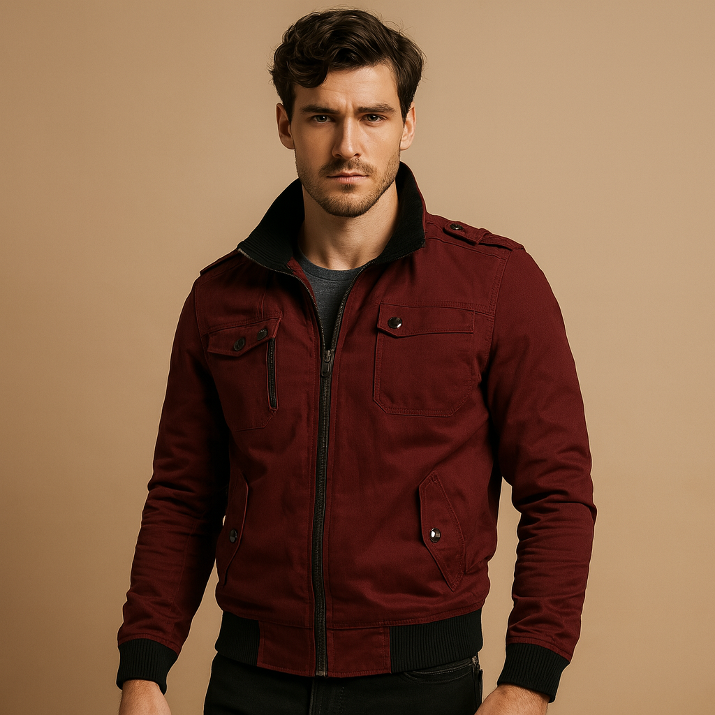 Durable bomber jacket for men | Mason