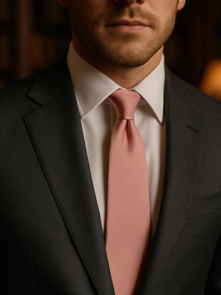 Dusty Blush Tie for Men