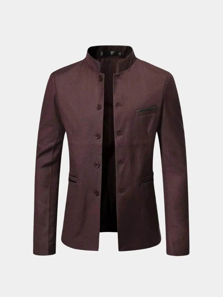 Elegant Collar Jacket for Men