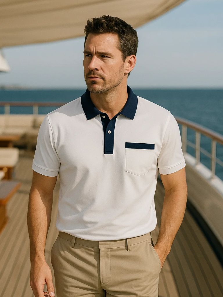 Elegant Golf Polo Shirt for Men