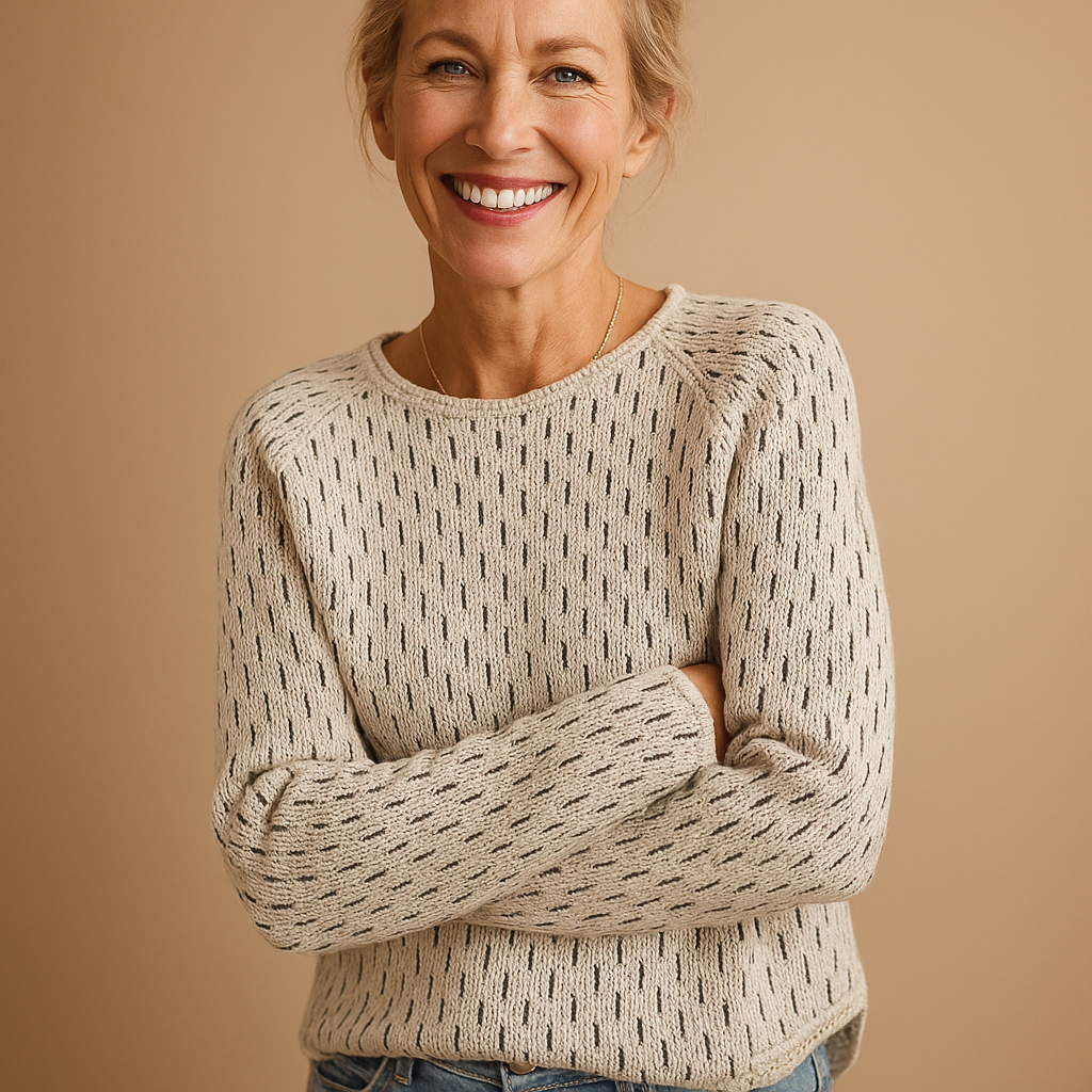 Elegant knitted winter sweater for women | Renise