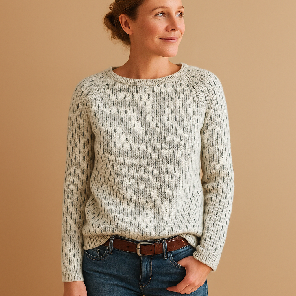 Elegant knitted winter sweater for women | Renise
